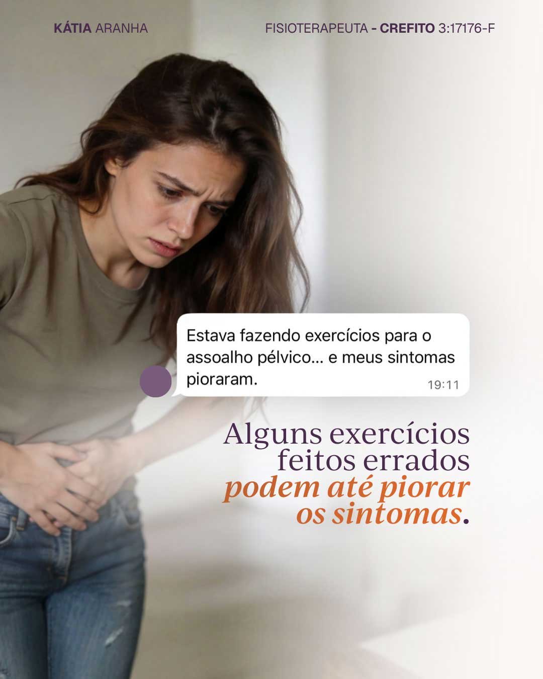 Exercícios para o assoalho pélvico no pós-parto